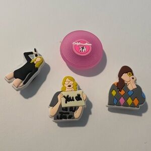 4 Taylor Swift Croc Charms - New